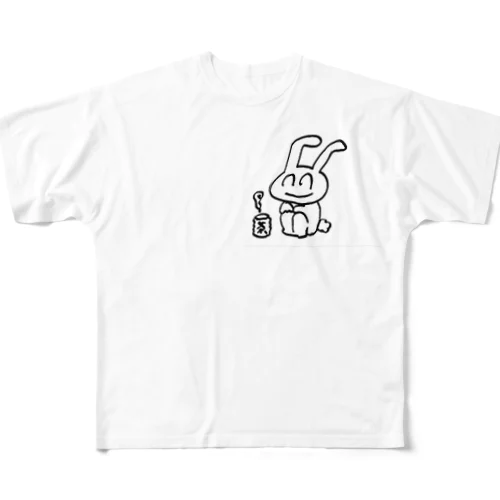 たんさんの落書き All-Over Print T-Shirt