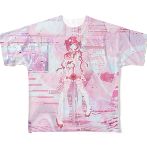 藤林檎生誕2周年記念グッズ All-Over Print T-Shirt