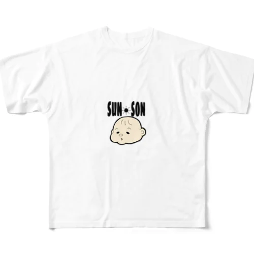 サンサンあかちゃん All-Over Print T-Shirt