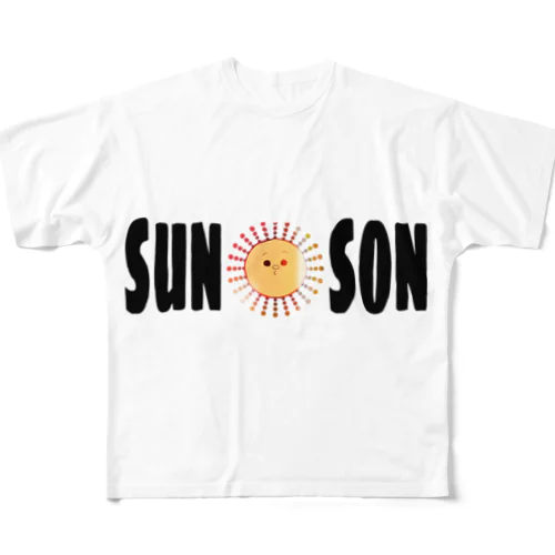 サンサンあかちゃん(ロゴ) All-Over Print T-Shirt