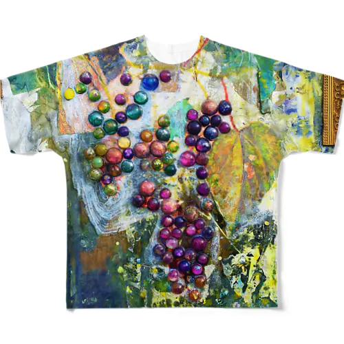 葡萄 All-Over Print T-Shirt