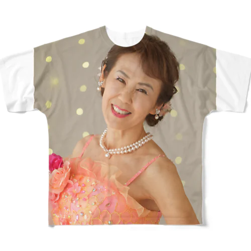 姫野舞子ドレスシリーズ All-Over Print T-Shirt