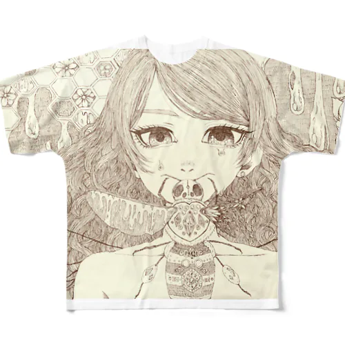 bee All-Over Print T-Shirt