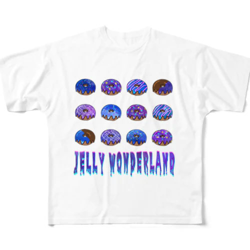 ジェリードーナツ All-Over Print T-Shirt