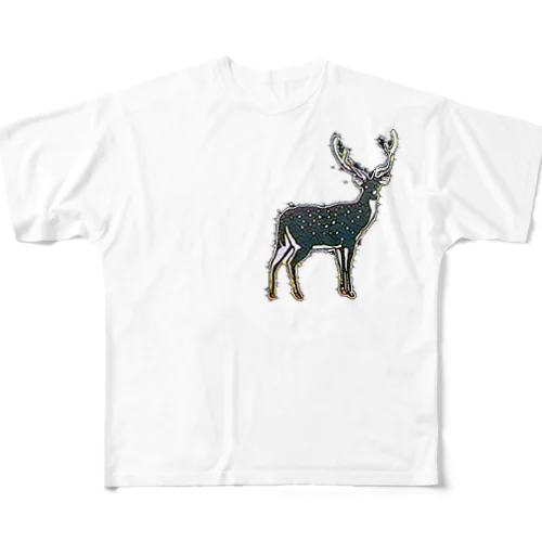 スタイリッシュなシカ All-Over Print T-Shirt