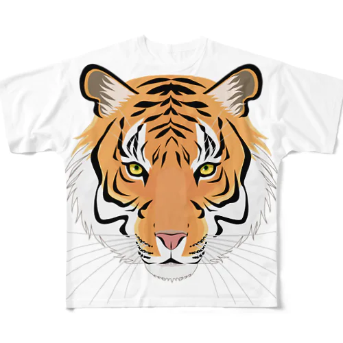 Big Tiger All-Over Print T-Shirt