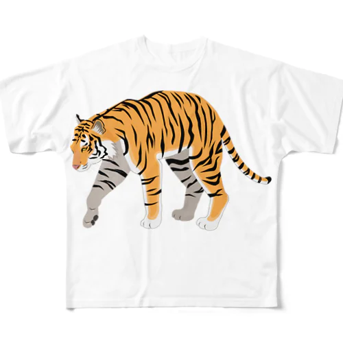 Big Tiger2 フルグラフィックTシャツ