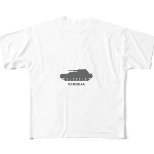 ベルデハ（グレー） フルグラフィックTシャツ