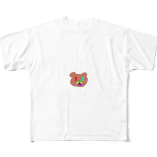 ラリくまちゃん フルグラフィックTシャツ