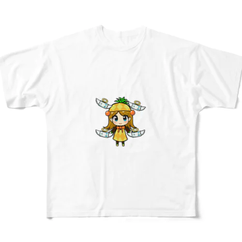 パイナップルちゃん フルグラフィックTシャツ