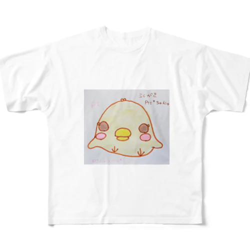 らくがきpii*ちゃん。フルグラフィックTシャツ　フルグラフィックTシャツ All-Over Print T-Shirt