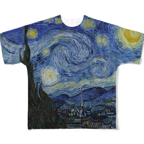 The Starry Night フルグラフィックTシャツ