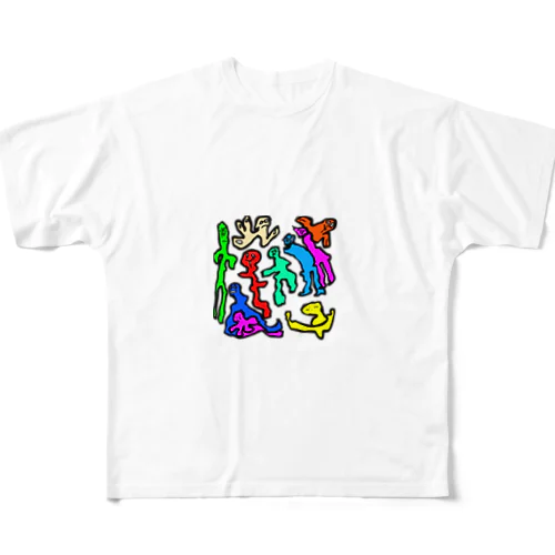 ハスダクリーチャー002 All-Over Print T-Shirt