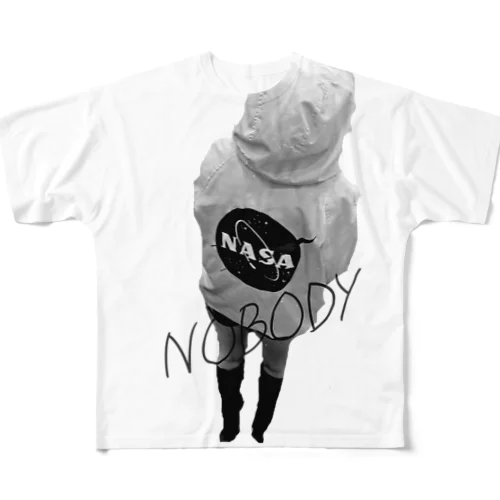 NOBODY フルグラフィックTシャツ