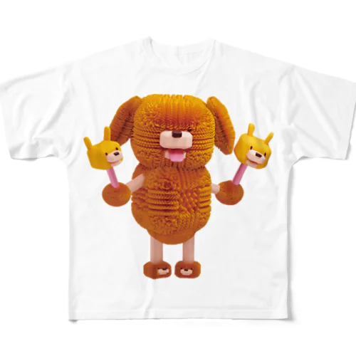 イヌチャン フルグラフィックTシャツ