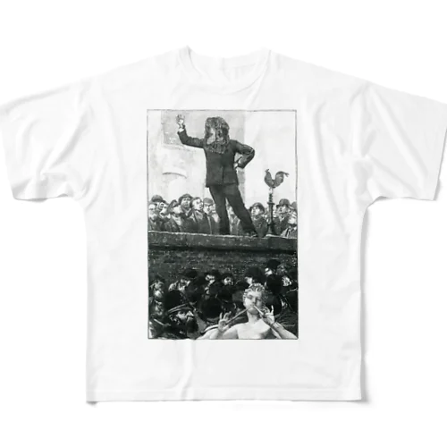 基本的人権の村長 All-Over Print T-Shirt