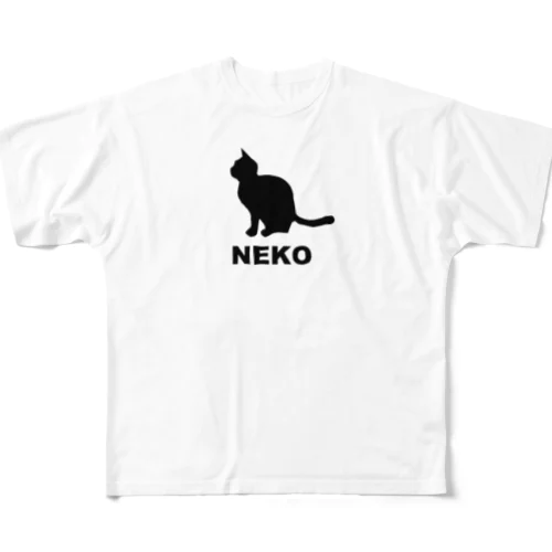 NEKO（狙い） フルグラフィックTシャツ