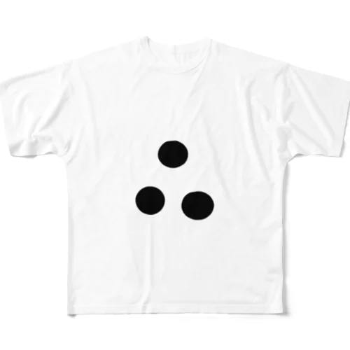 仮まる All-Over Print T-Shirt