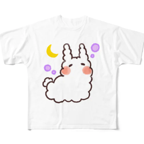 うさぎのうみうし(ウトウトver.) フルグラフィックTシャツ