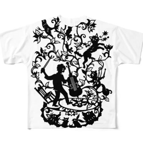 セロ弾きのゴーシュ All-Over Print T-Shirt