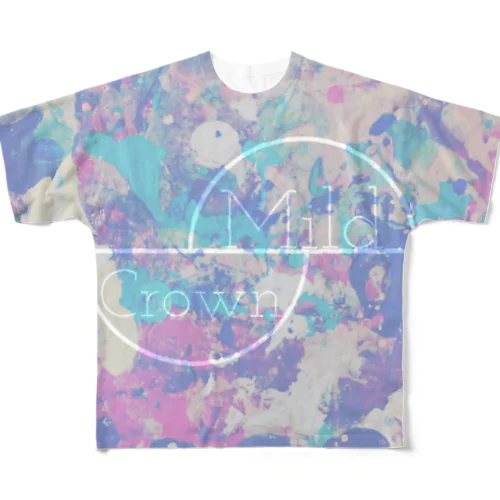 Mild Crown All-Over Print T-Shirt