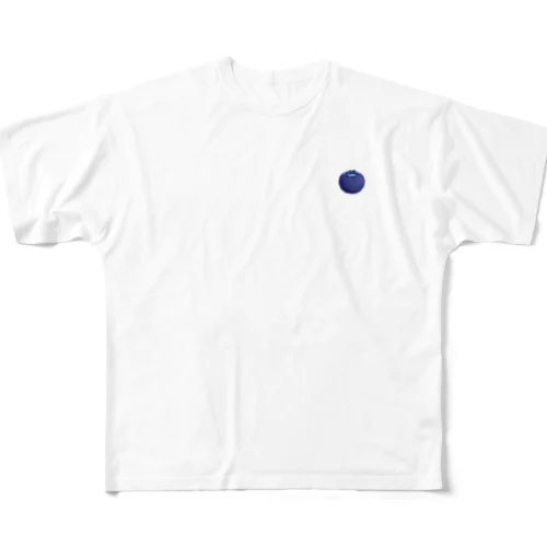 ぶるーべりー All-Over Print T-Shirt