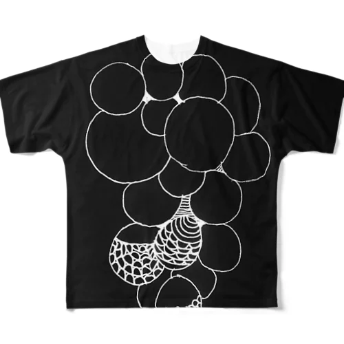 Grape 葡萄 All-Over Print T-Shirt