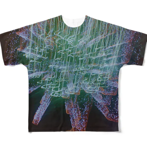 花火 All-Over Print T-Shirt