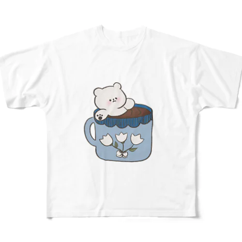 かわいいクマ フルグラフィックTシャツ