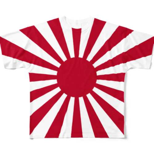 Rising sun flag フルグラフィックTシャツ