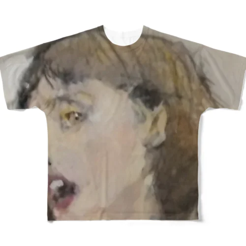 ア・ガール All-Over Print T-Shirt