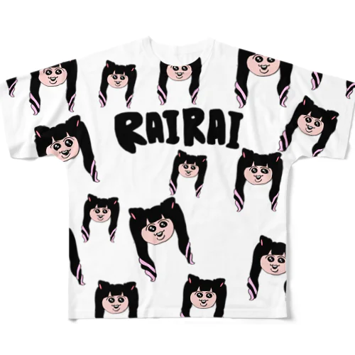 RAIRAI All-Over Print T-Shirt