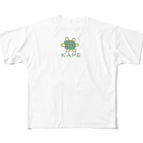カメ All-Over Print T-Shirt