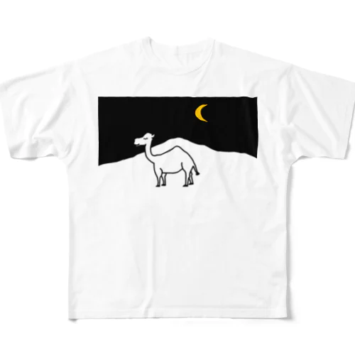 旅のラクダ All-Over Print T-Shirt