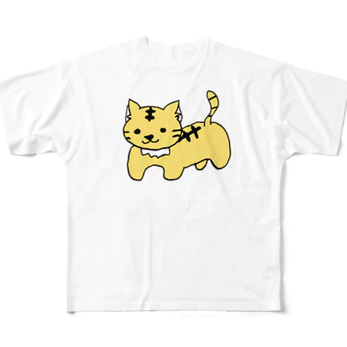 悟りのトラさん All-Over Print T-Shirt