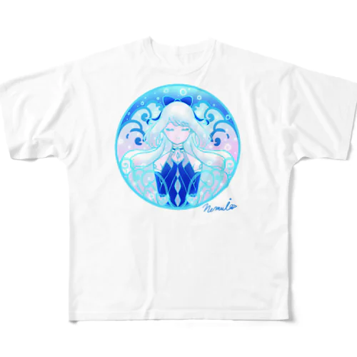 春告げる海と乙女シリーズ フルグラフィックTシャツ