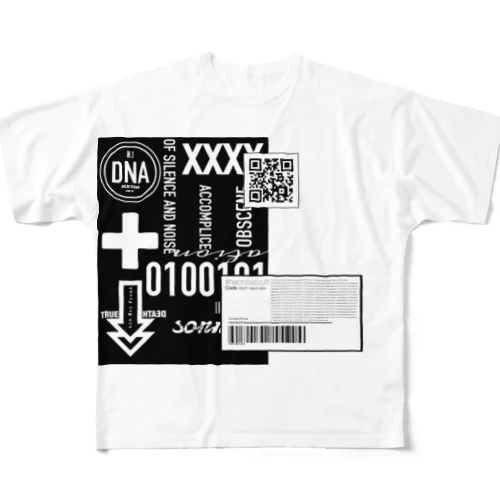 QR フルグラフィックTシャツ