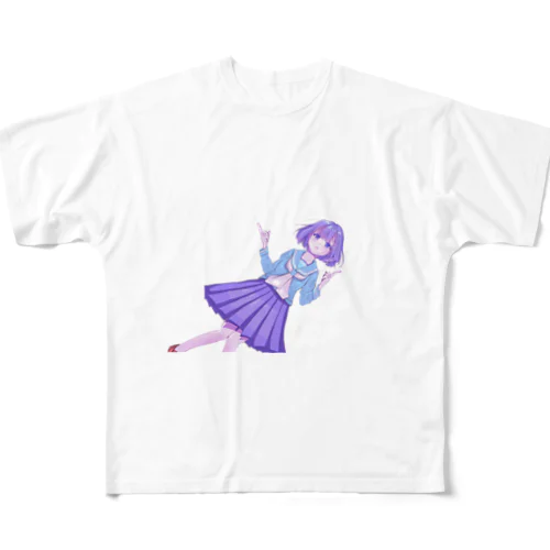 セーラー服の女の子 All-Over Print T-Shirt