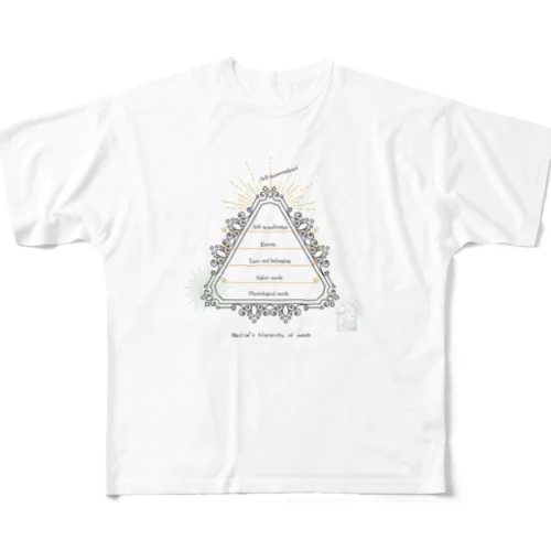 Maslow's-02 フルグラフィックTシャツ