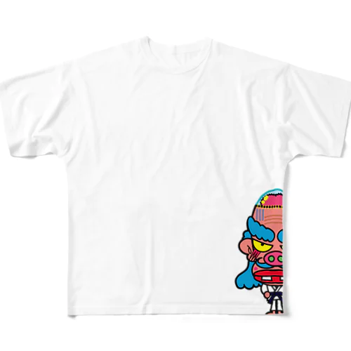 蹴梨威治武 All-Over Print T-Shirt