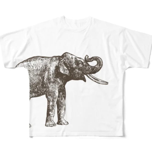 げんきなゾウ All-Over Print T-Shirt