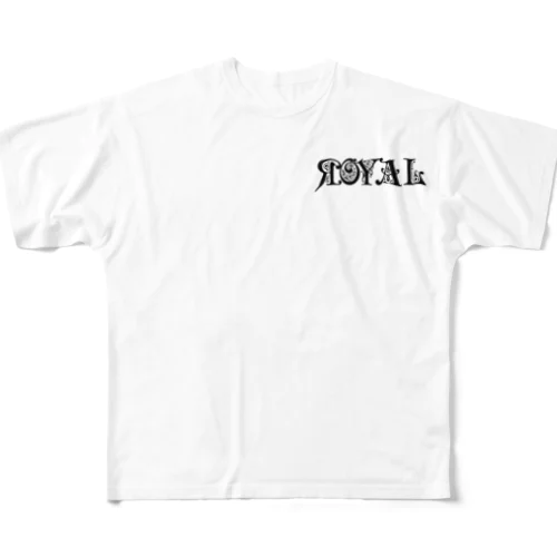 ROYALオリジナルグラフィックTシャツ All-Over Print T-Shirt