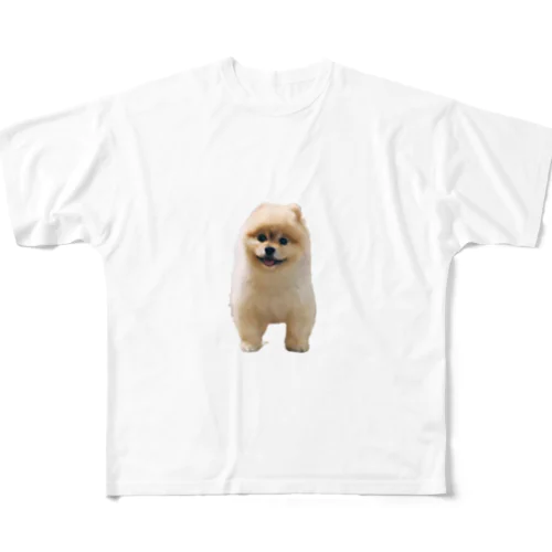 ポメラニアンのココちゃん All-Over Print T-Shirt