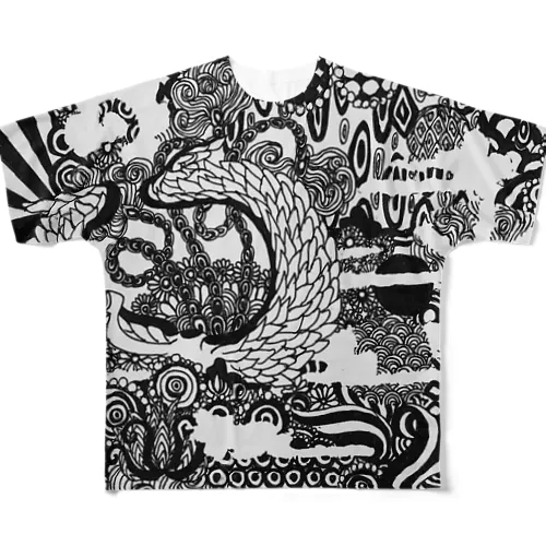 浮雲 All-Over Print T-Shirt