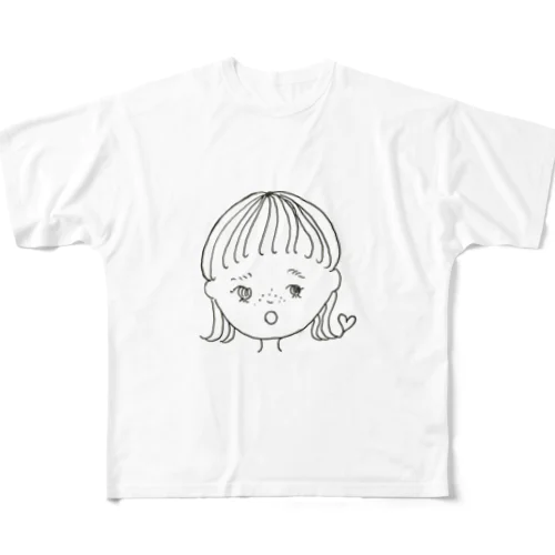 ぽっか〜ん All-Over Print T-Shirt