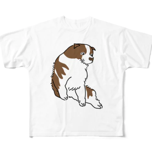 蘆雪犬B All-Over Print T-Shirt