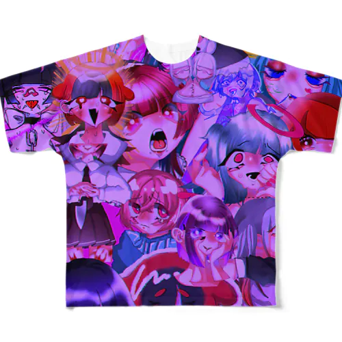 ぺろぺろり All-Over Print T-Shirt