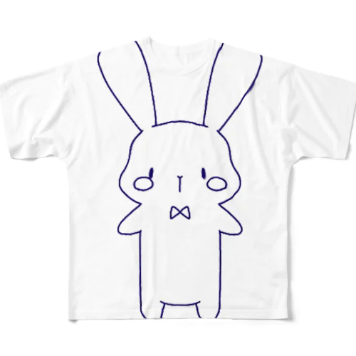 うさぎさん(２) フルグラフィックTシャツ