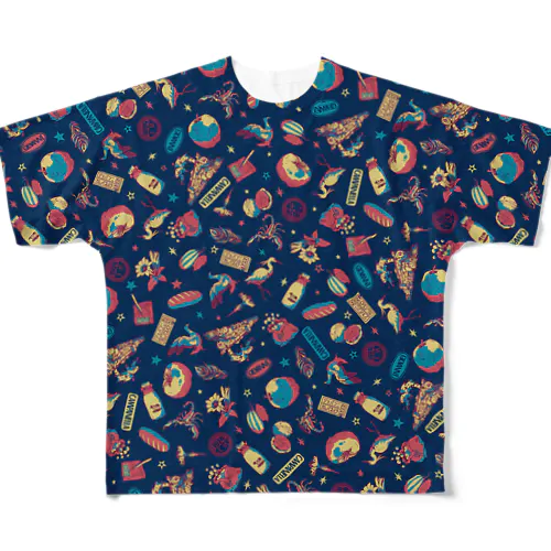 Night on the Galactic Railroad All-Over Print T-Shirt