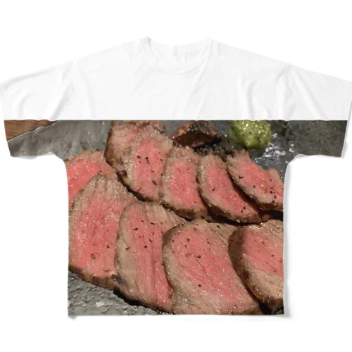 吉祥寺で食べた肉 フルグラフィックTシャツ